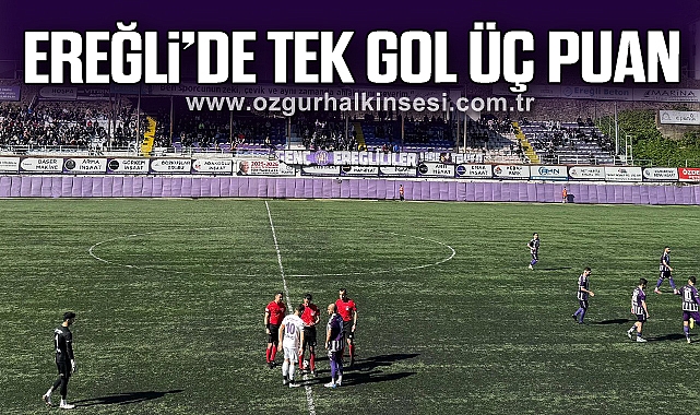 Ereğli'de Tek Gol, Üç Puan
