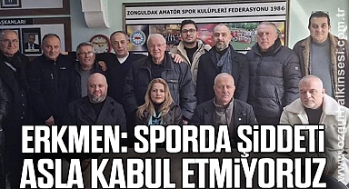 Erkmen: Sporda şiddeti asla kabul etmiyoruz