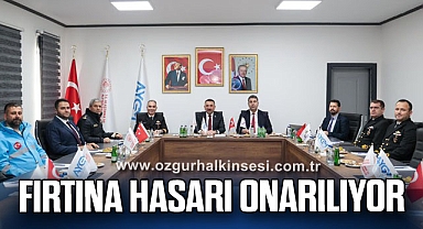 Fırtına Hasarı Onarılıyor