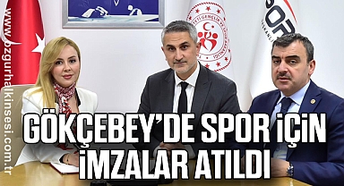 Gökçebey’de Spor İçin İmzalar Atıldı
