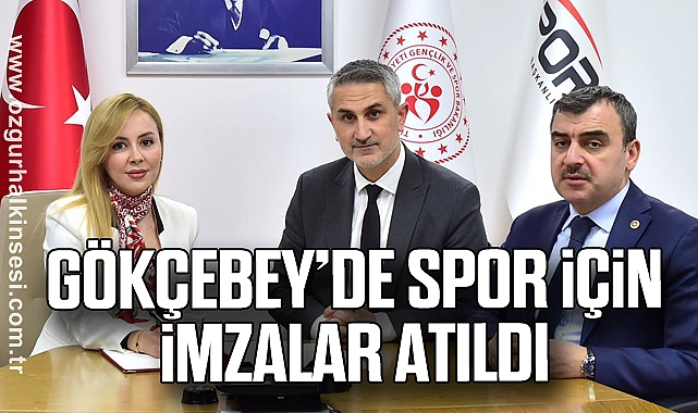 Gökçebey’de Spor İçin İmzalar Atıldı