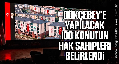 Gökçebey'de Yapılacak 100 Konutun Hak Sahipleri Belirlendi