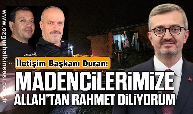 İletişim Başkanı Duran: