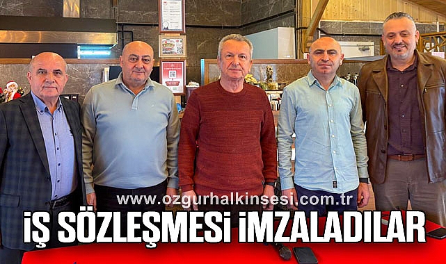 İş Sözleşmesi İmzaladılar