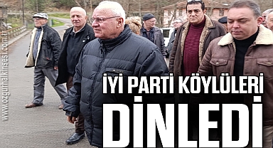 İYİ PARTİ KÖYLÜLERİ DİNLEDİ