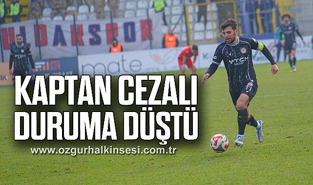 Kaptan cezalı duruma düştü