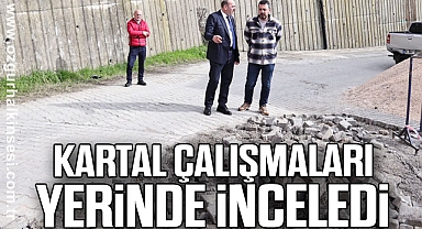Kartal Çalışmaları Yerinde İnceledi