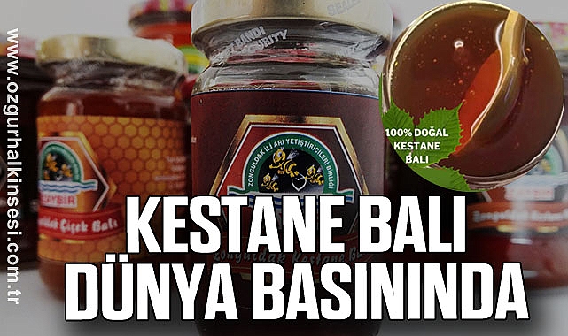 KESTANE BALI DÜNYA BASININDA