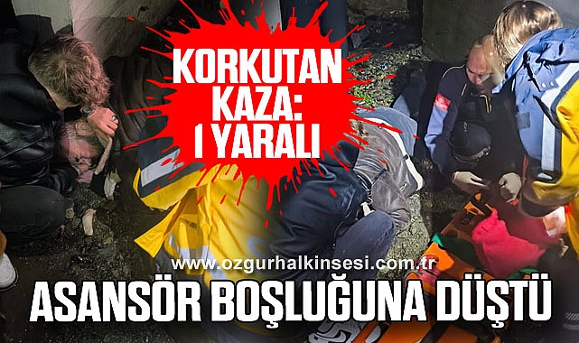 Korkutan Kaza: Asansör Boşluğuna Düştü