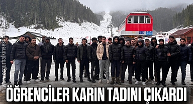 Öğrenciler karın tadını çıkardı