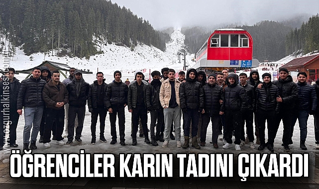 Öğrenciler karın tadını çıkardı