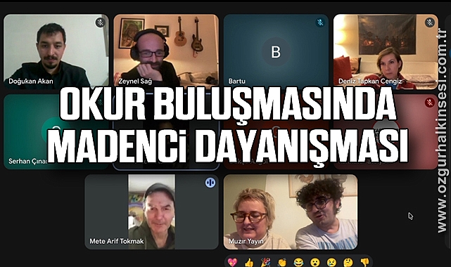 Okur Buluşmasında Madenci Dayanışması