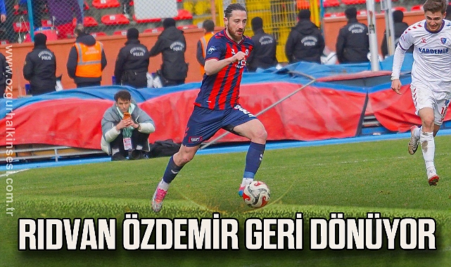 Rıdvan Özdemir geri dönüyor