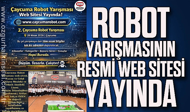 Robot yarışmasının resmi web sitesi yayında