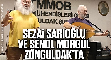 Sezai Sarıoğlu ve Şenol Morgül Zonguldak’ta