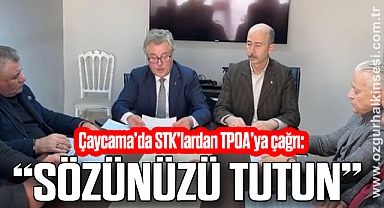 “SÖZÜNÜZÜ TUTUN”