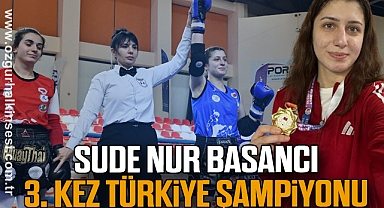 Sude Nur Basancı 3. Kez Türkiye Şampiyonu
