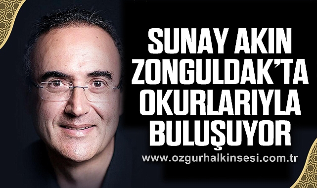 Sunay Akın Zonguldak'ta Okurlarıyla Buluşuyor