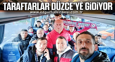 Taraftarlar Düzce’ye gidiyor