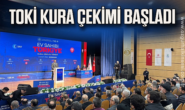 TOKİ KURA ÇEKİMİ BAŞLADI