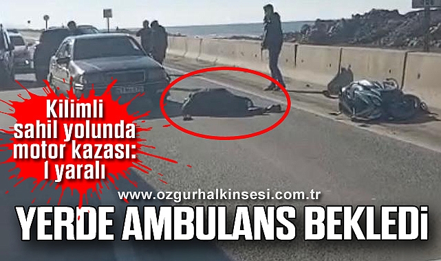 YERDE AMBULANS BEKLEDİ