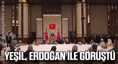 YEŞİL, ERDOĞAN İLE GÖRÜŞTÜ