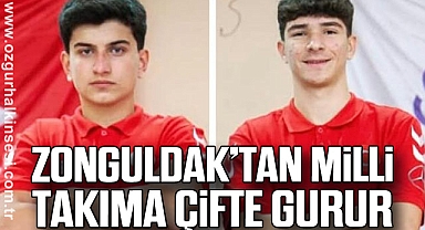 Zonguldak’tan Milli Takıma Çifte Gurur