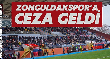 Zonguldakspor’a ceza geldi