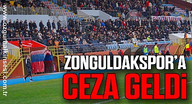 Zonguldakspor’a ceza geldi