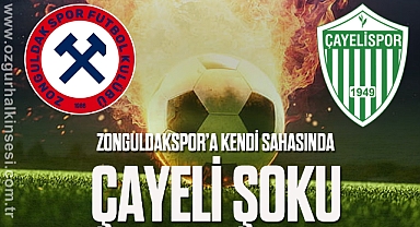 Zonguldakspor’a kendi sahasında Çayeli şoku