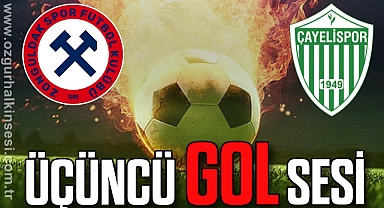 Zonguldakspor Çayelispor maçında üçüncü gol sesi