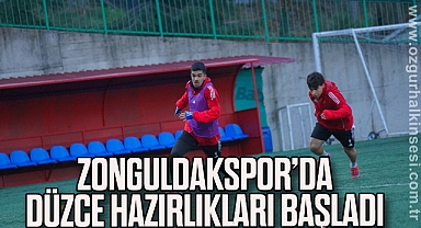 Zonguldakspor’da Düzce hazırlıkları başladı