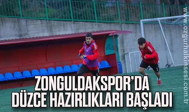 Zonguldakspor’da Düzce hazırlıkları başladı