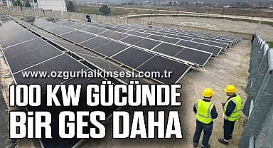 100 Kw gücünde bir GES daha