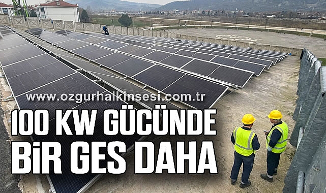 100 Kw gücünde bir GES daha