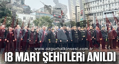 18 Mart Şehitleri Törenle Anıldı