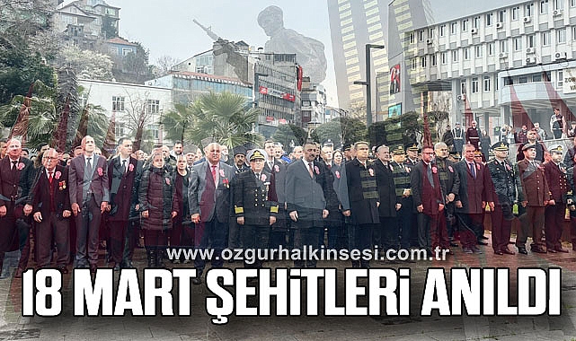 18 Mart Şehitleri Törenle Anıldı
