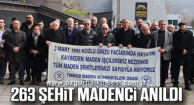 263 Şehit Madenci Anıldı