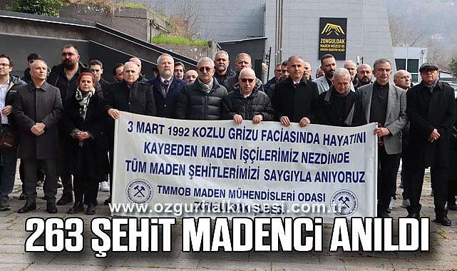 263 Şehit Madenci Anıldı