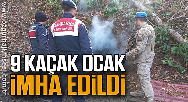 9 kaçak ocak imha edildi