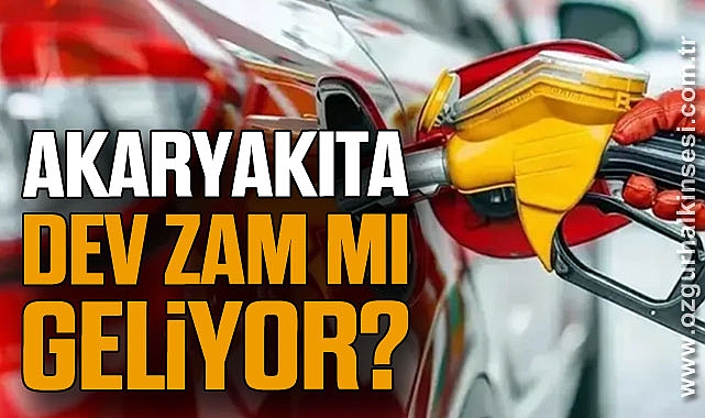 Akaryakıta Dev Zam mı Geliyor?