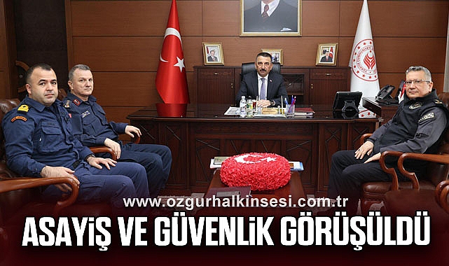 Asayiş ve Güvenlik Görüşüldü