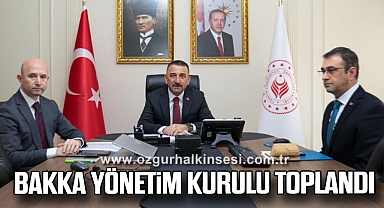 BAKKA Yönetim Kurulu Toplantısı Yapıldı