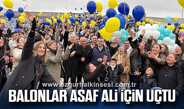 BALONLAR ASAF ALİ İÇİN UÇTU
