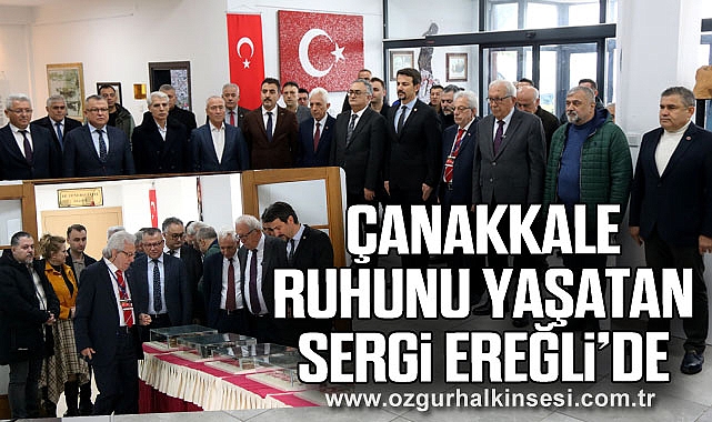 Çanakkale Ruhunu Yaşatan Sergi Ereğli’de