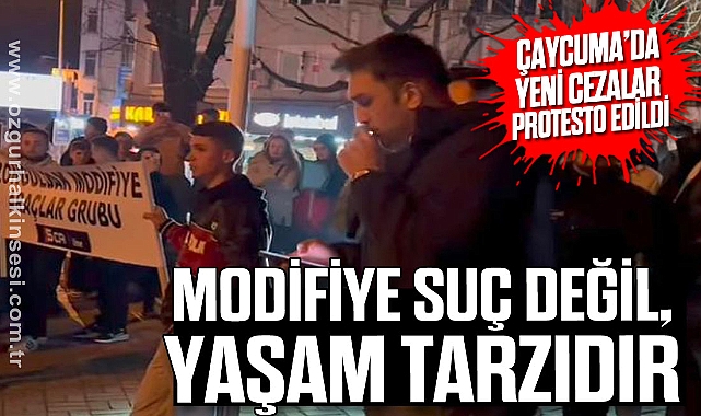 ÇAYCUMA’DA YENİ CEZALAR PROTESTO EDİLDİ