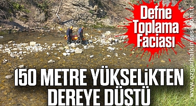 Defne Toplama Faciası: 150 metre yükselikten dereye düştü