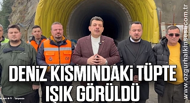 DENİZ KISMINDAKİ TÜPTE IŞIK GÖRÜLDÜ