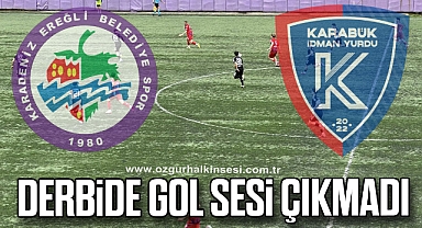 Derbide gol sesi çıkmadı