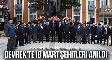 Devrek'te 18 Mart Şehitleri Anıldı